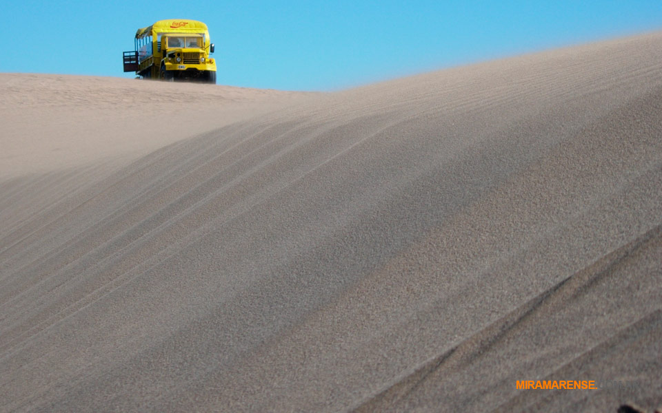 Por los médanos de Miramar