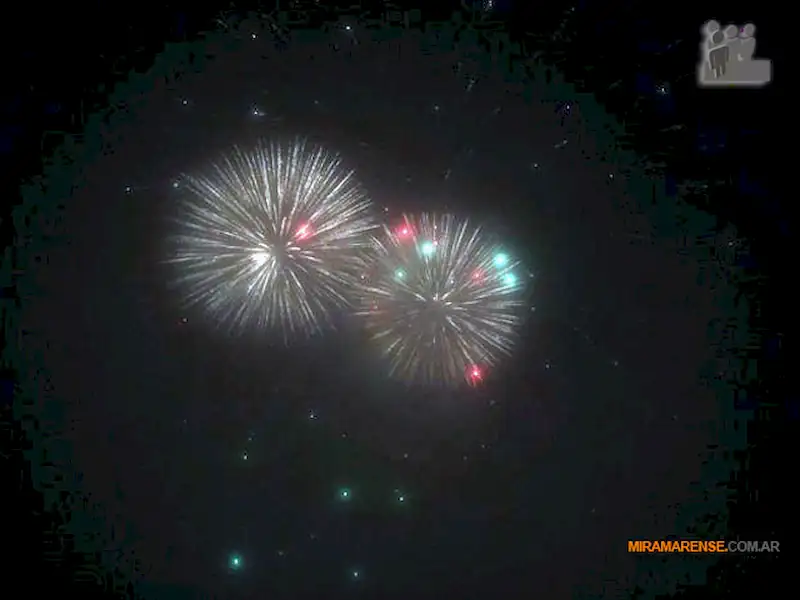 El cielo se iluminó en Año Nuevo | Miramarense