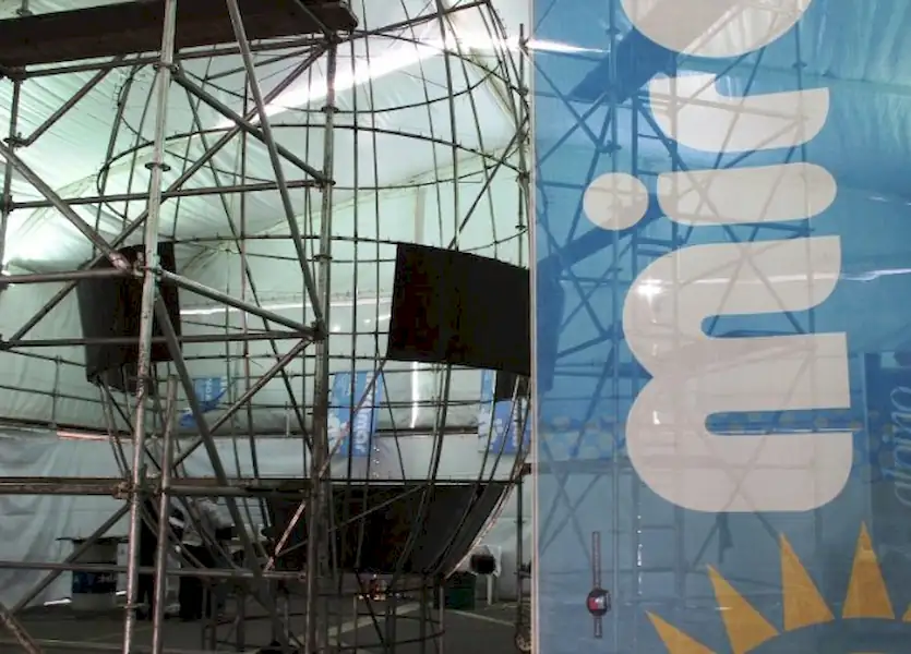 Turismo | Comenzó a construirse el Huevo de Pascuas Gigante