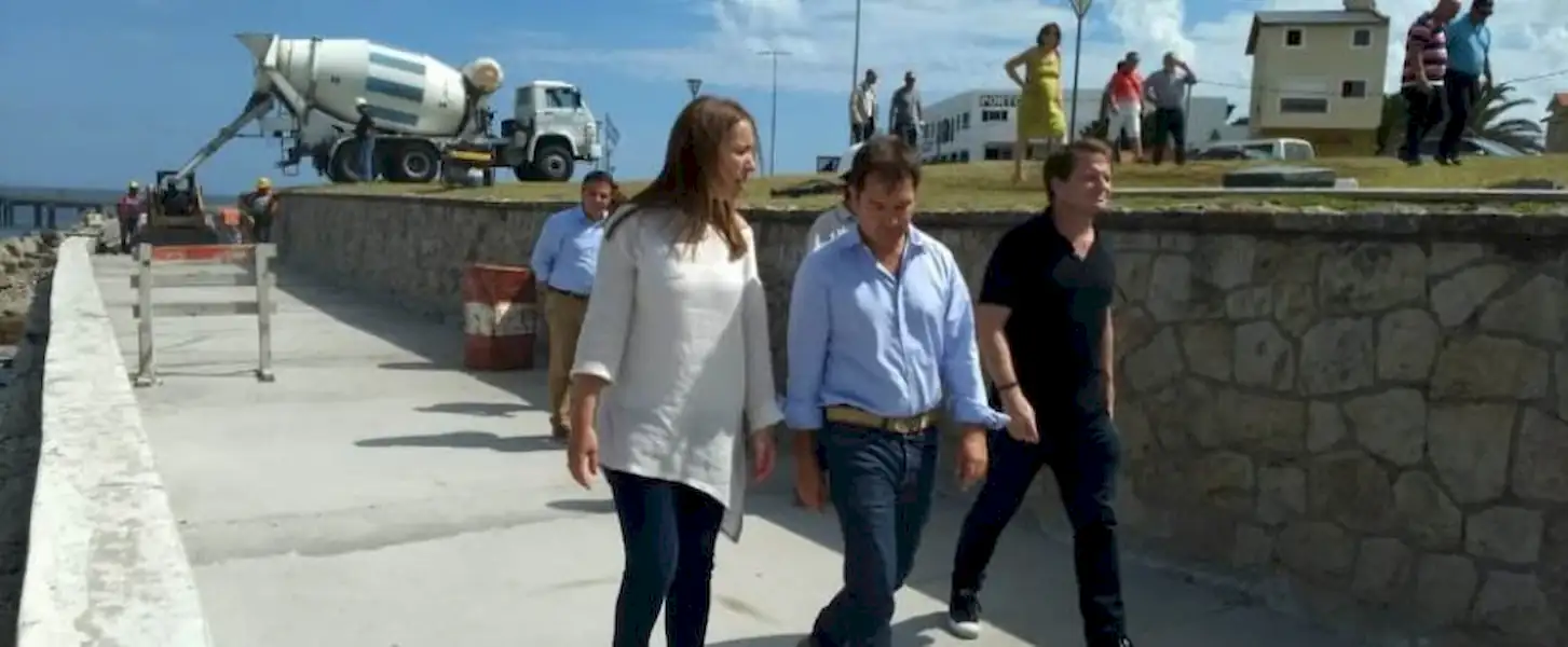 Vidal visitó Miramar y recorrió el paseo costanero | Miramarense